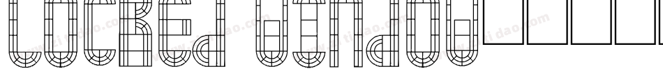 Locked Window字体转换